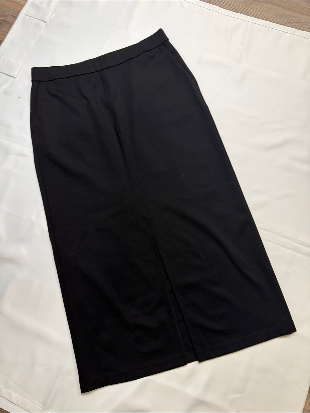 EILEEN FISHER WASHABLE FLEX PONTE SKIRT! - Picture 3 of 13